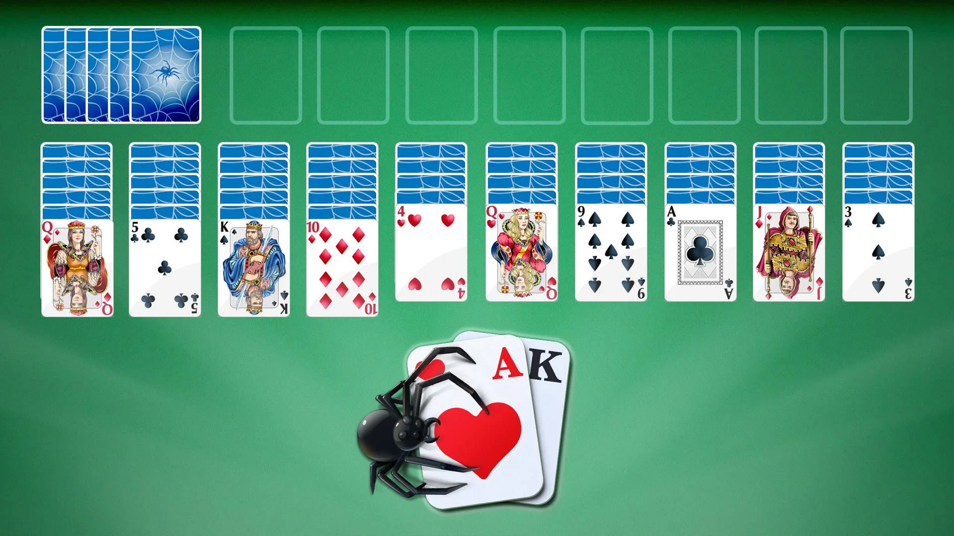 Free spider solitaire 2 suits
