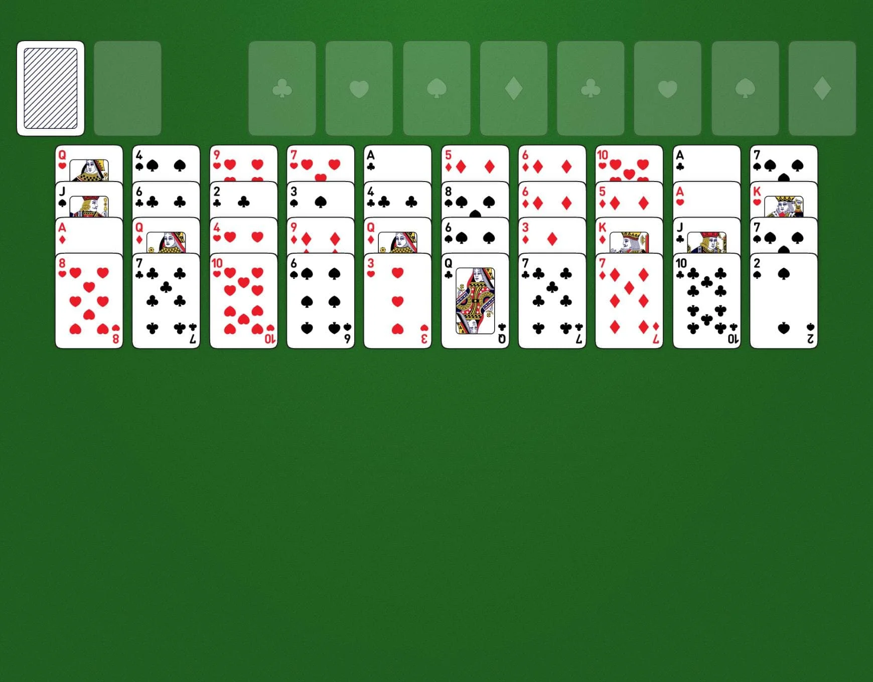 How to deal solitaire